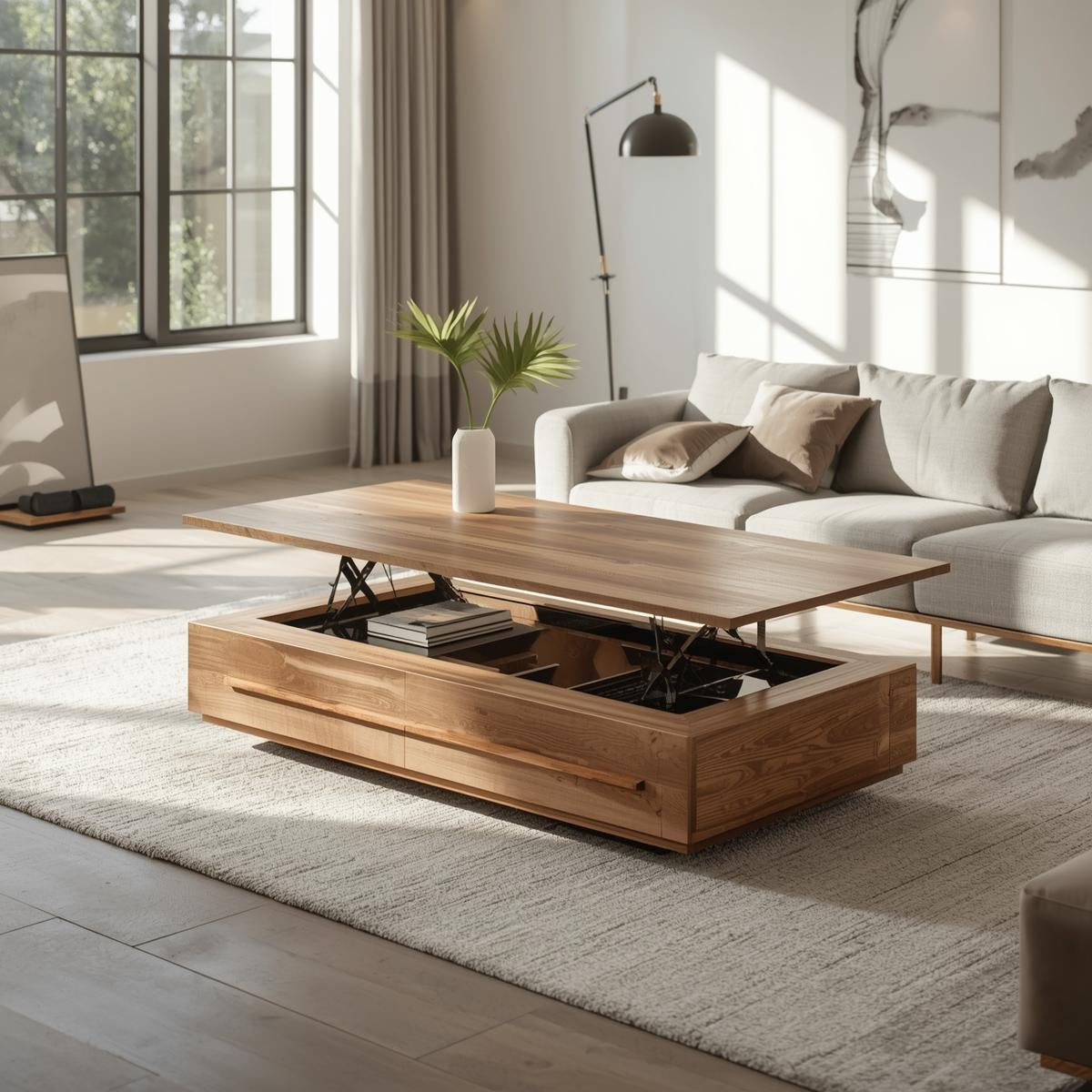 Table basse relevable